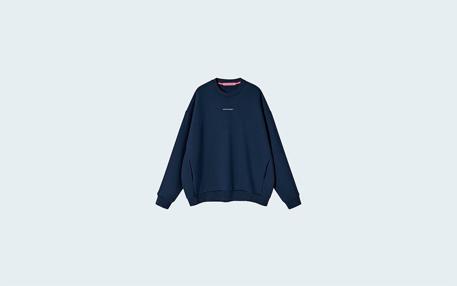 SWEATSHIRT REGULAR FLEECE NAVY