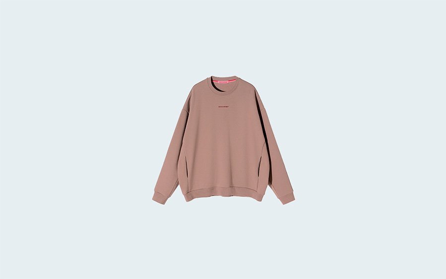 SWEATSHIRT REGULAR FLEECE NUDE