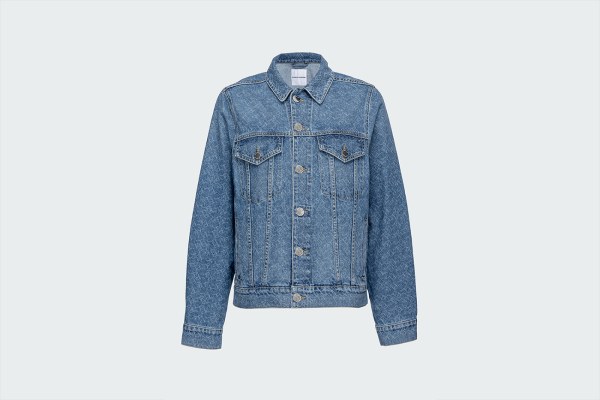 DENIM JACKET WITH LOGO PINKO