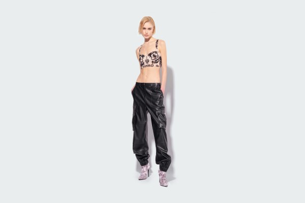 PENSANTE PANTALONE SIMILPELLE