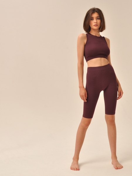 SHORT LEGGINGS RIB