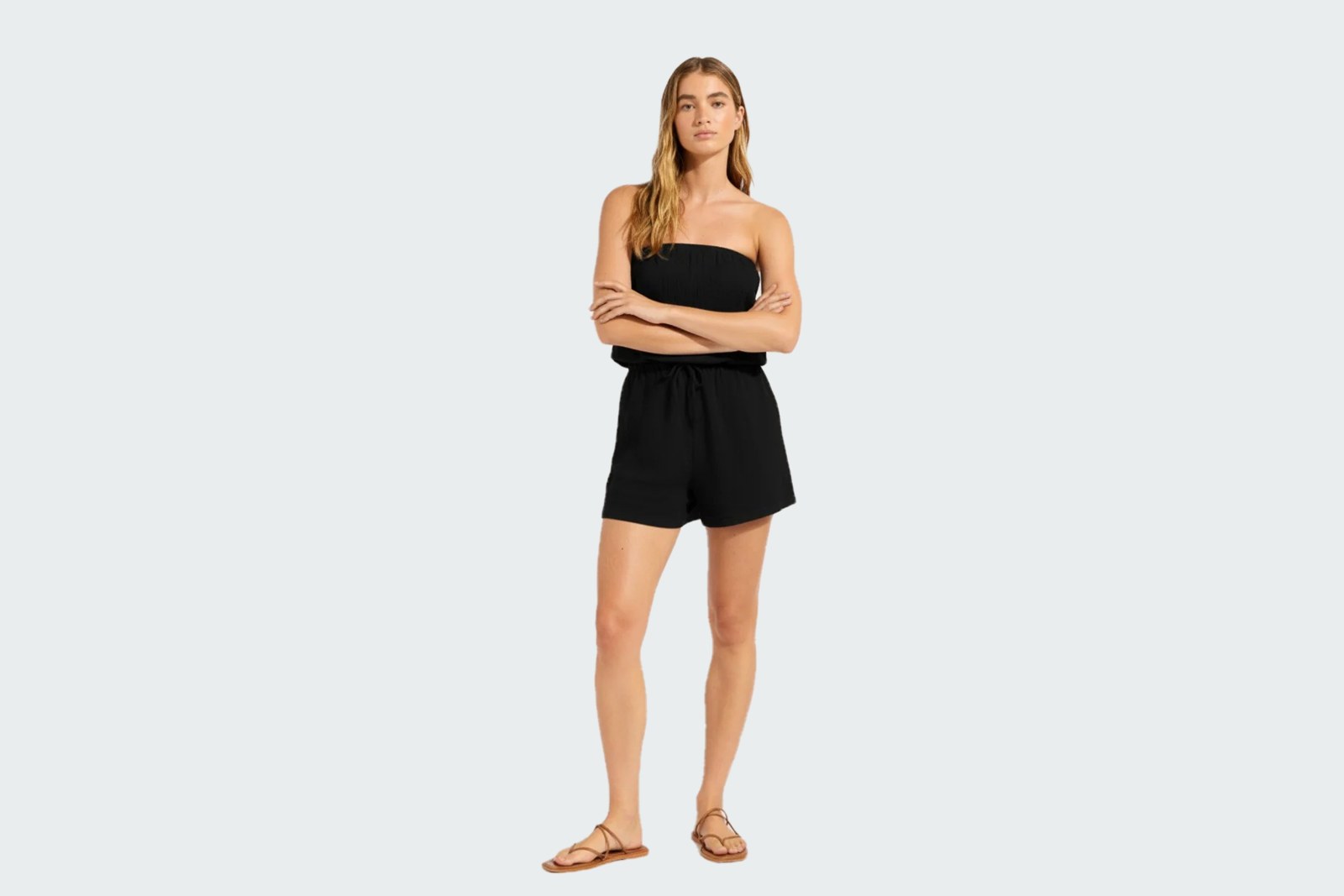 CRINKLE PLAYSUIT