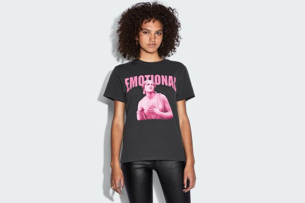 EMOTIONS OH G SS TEE CHARCOAL
