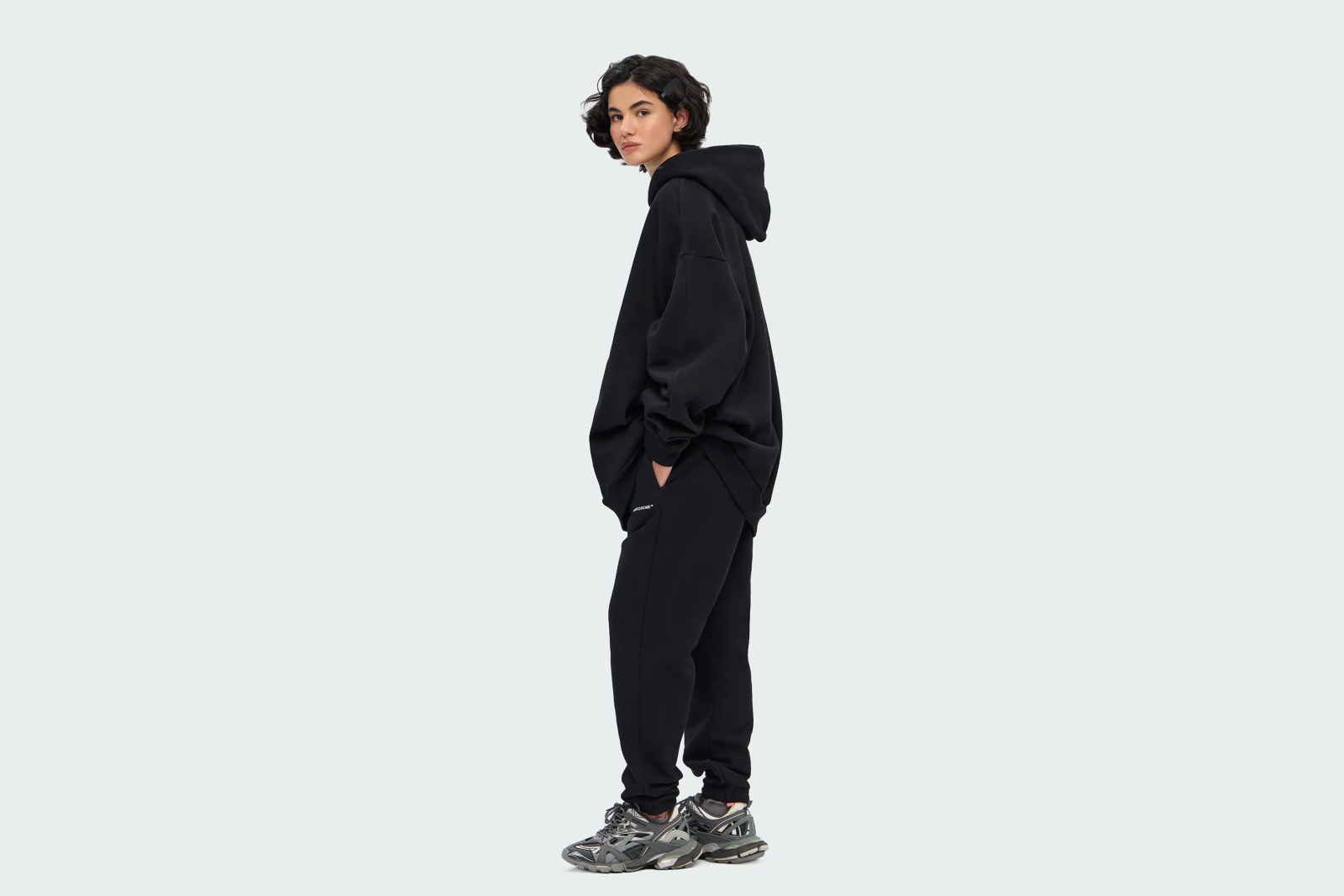 HOODIE REGULAR FLEECE BLACK