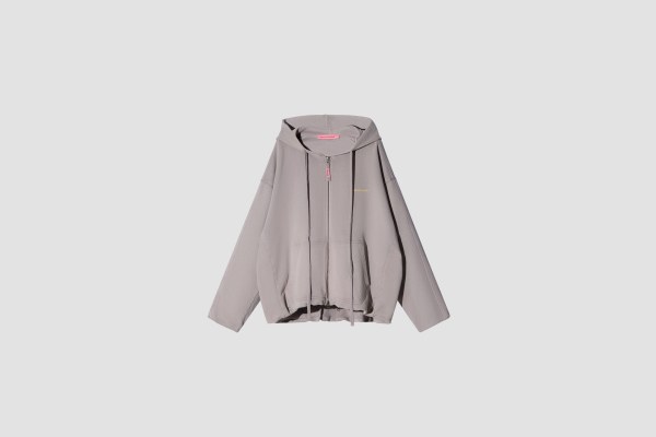 HOODIE VIBE WASHED GREY