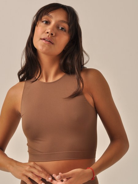 TOP HALTER NECK