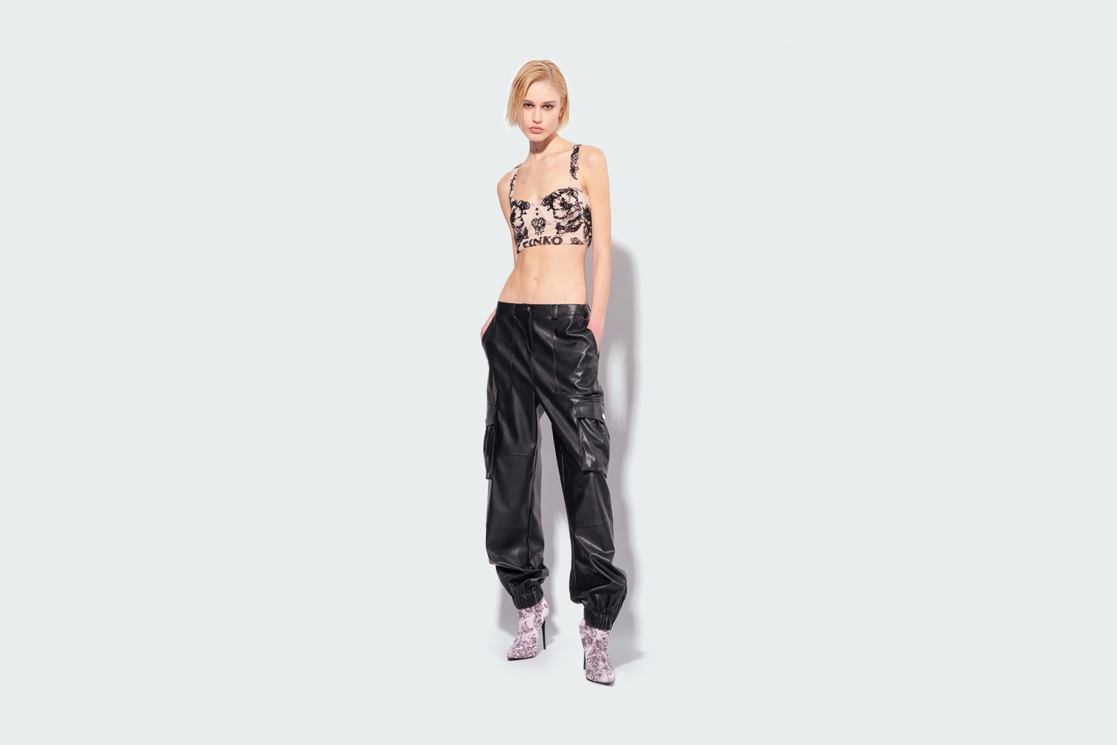 PENSANTE PANTALONE SIMILPELLE