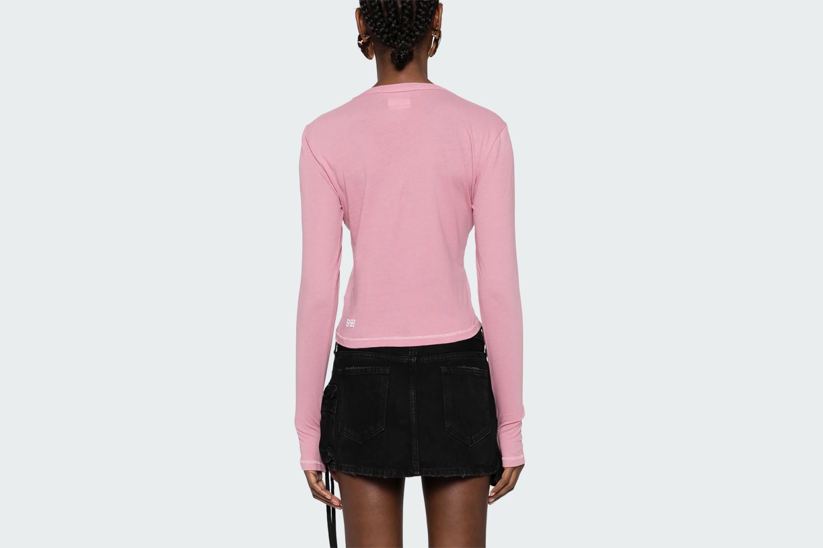 STACKED LS TEE PINK