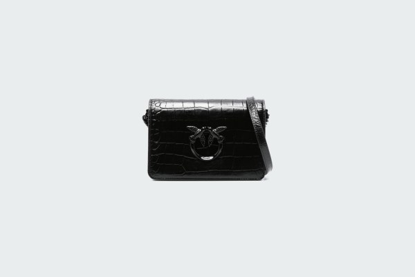 LOVE CLICK MINI PELLE STAMPA COCCO