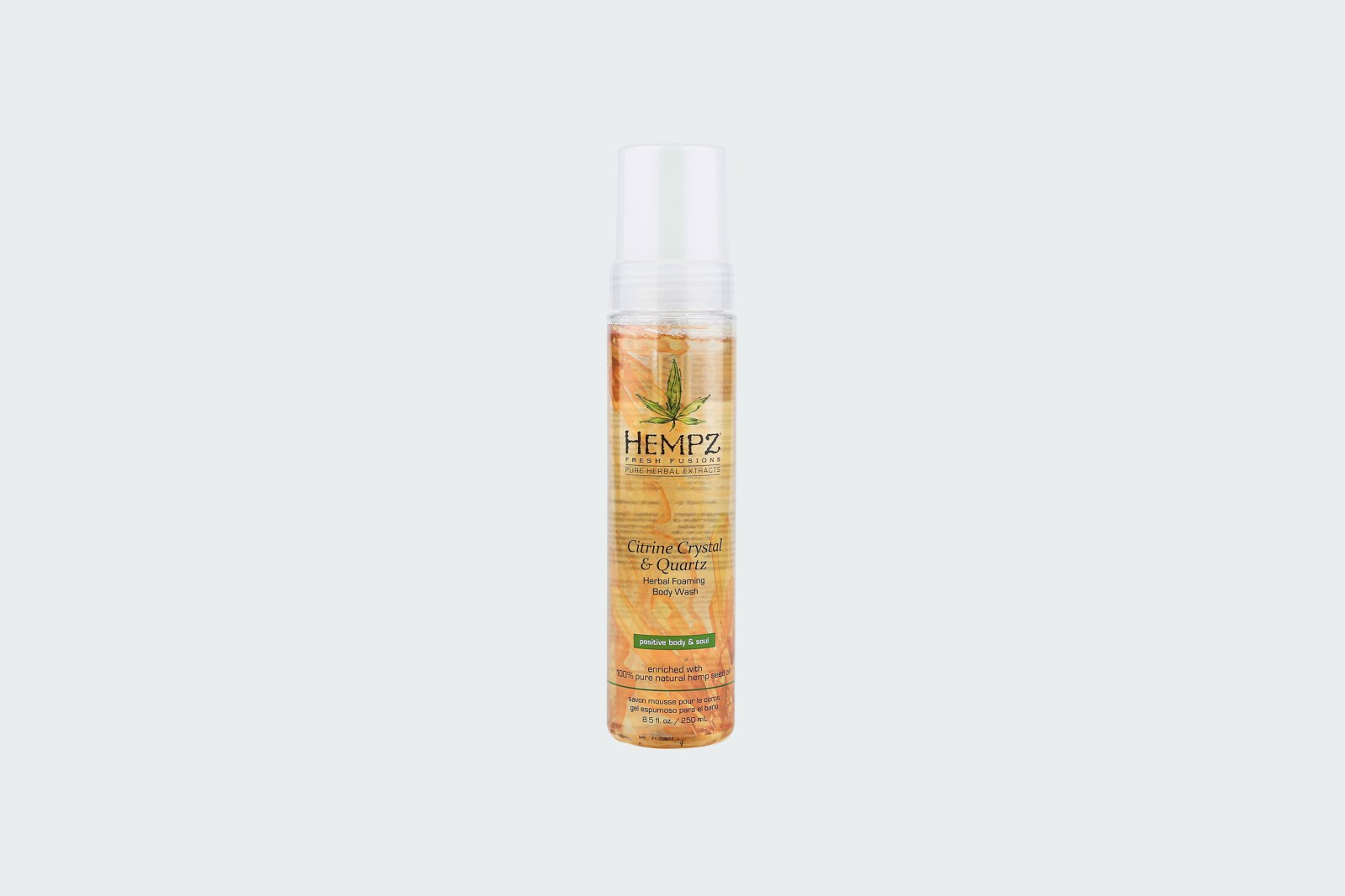 CITRINE CRYSTAL & QUARTZ HERBAL FOAMING BODY WASH