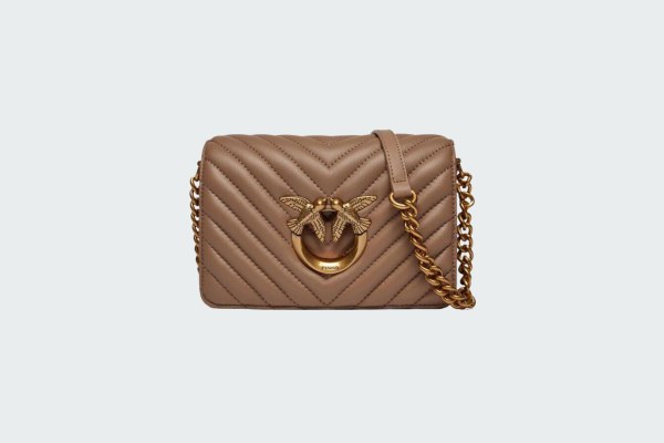 LOVE CLICK MINI SHEEP NAPPA CHEVRON