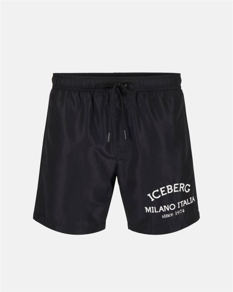 SWIM TRUNKS WITH LOGO