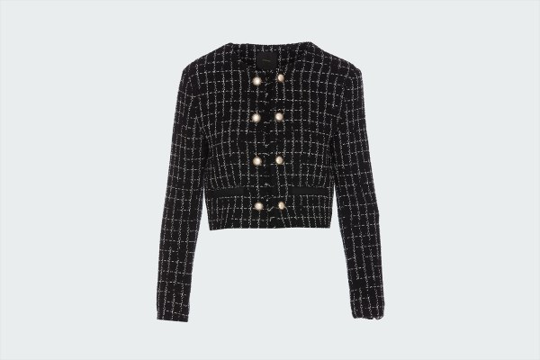CROPPED TWEED JACKET