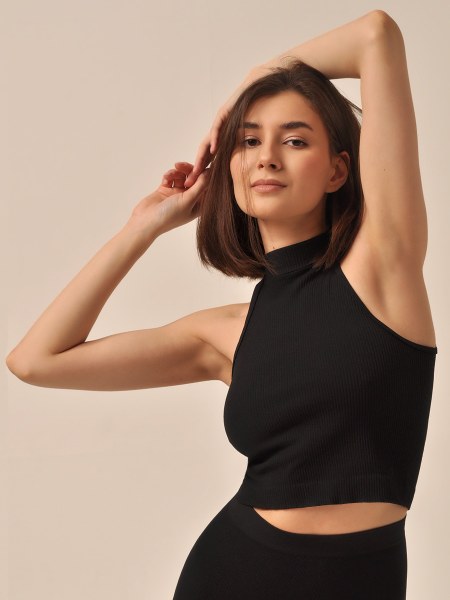 SLEEVELESS RIB