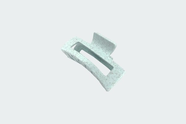 STRAW CLAW HAIR CLIP RECTANGLE