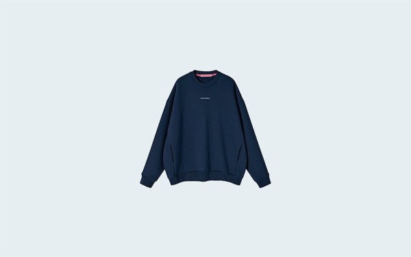 SWEATSHIRT REGULAR FLEECE NAVY