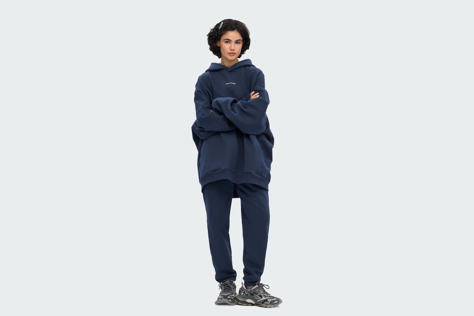 HOODIE REGULAR FLEECE NAVY