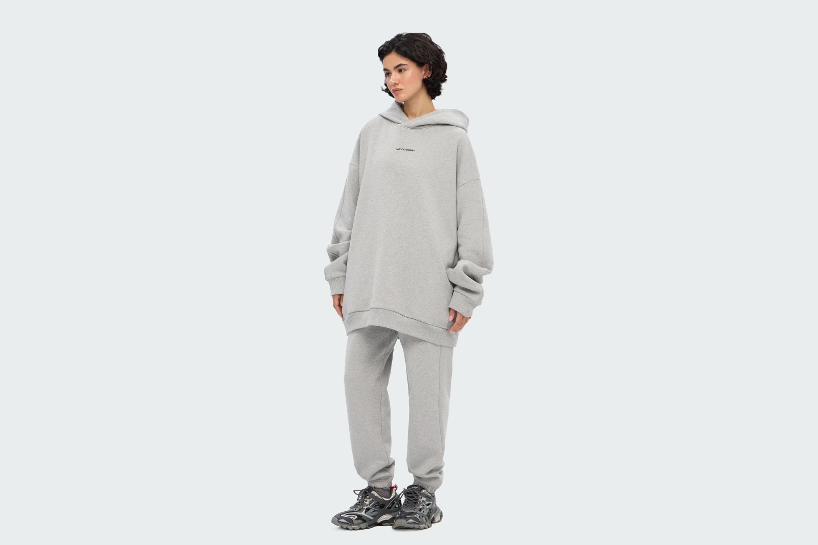 HOODIE REGULAR FLEECE GREY