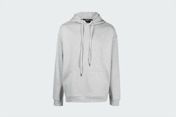 4 X 4 BIGGIE HOODIE GREY MARLE