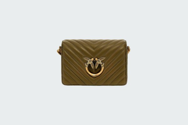 LOVE CLICK MINI SHEEP NAPPA CHEVRON