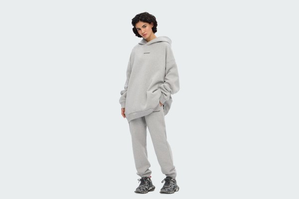 HOODIE REGULAR FLEECE GREY