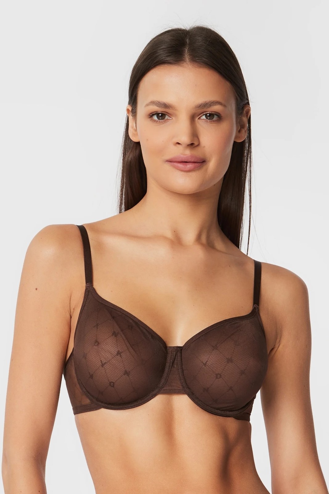 MONOGRAM MESH BRA