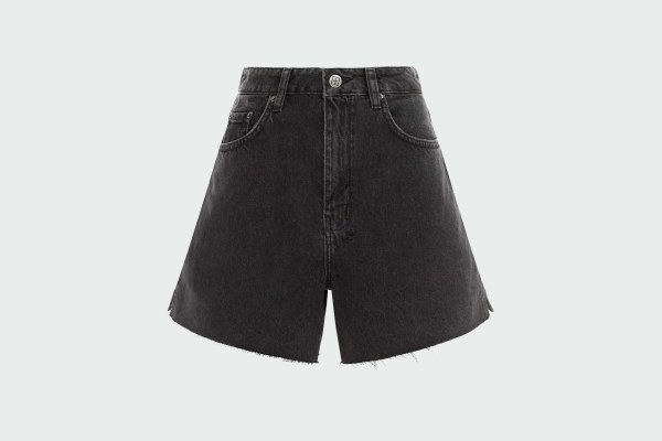 HI LINE SHORT WASHED BLACK