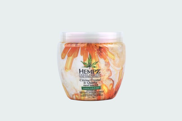 CITRINE CRYSTAL & QUARTZ HERBAL BODY BUFF
