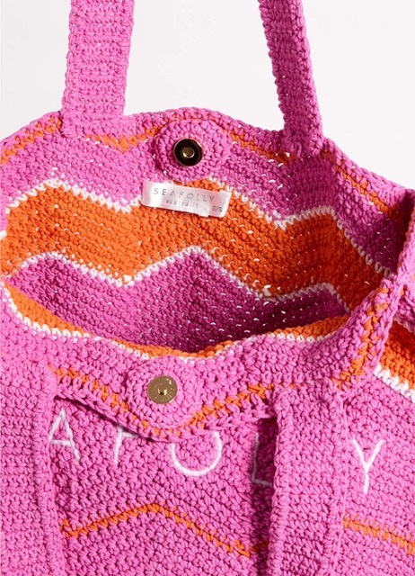 BEACH BAZAAR CROCHET TOTE BAG