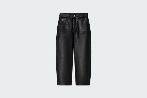 PANTS LEATHER BLACK