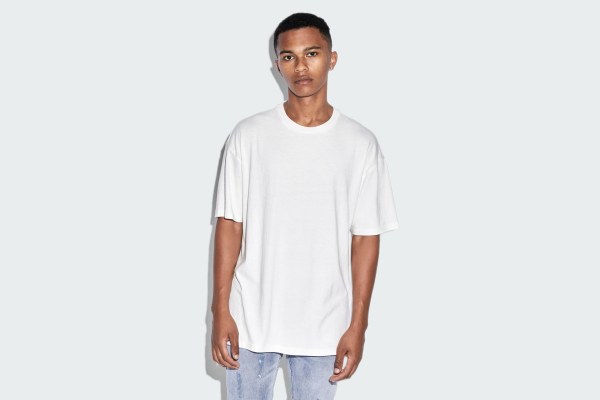 BIGGIE SS TEE WORN IN WHITE