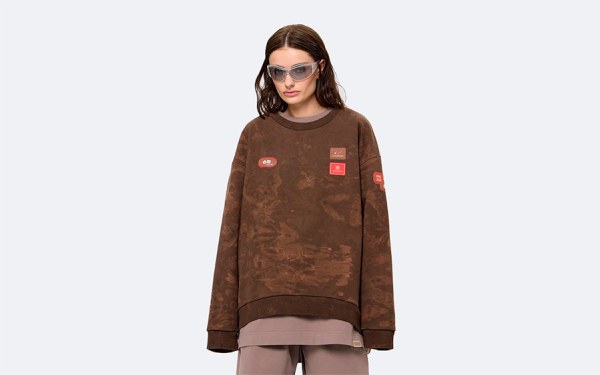 SWEATSHIRT MARS WASHED BROWN