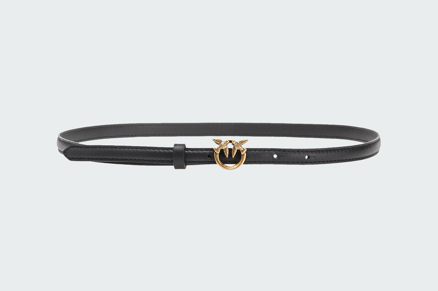 THIN BELT WITH LOVE BIRDS BUCKLE