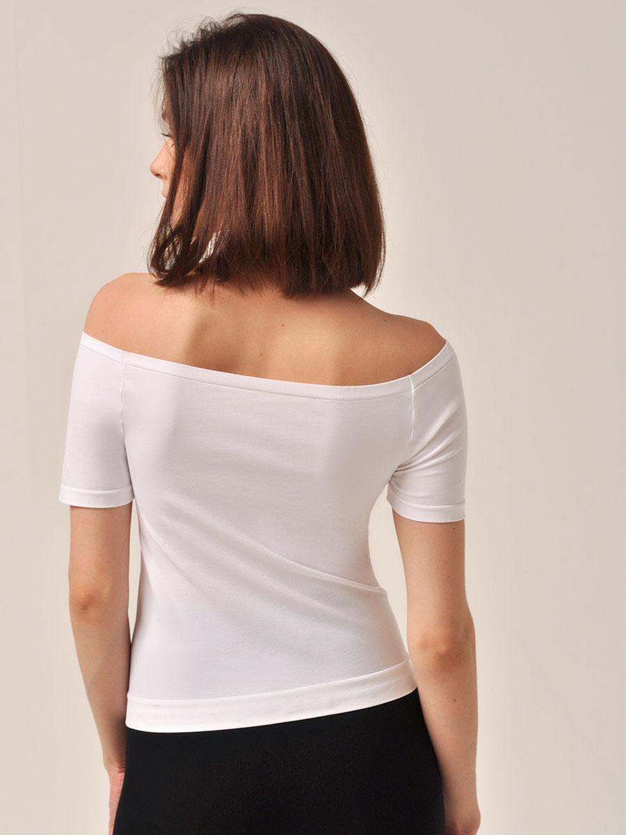  T-SHIRT OFF-SHOULDER