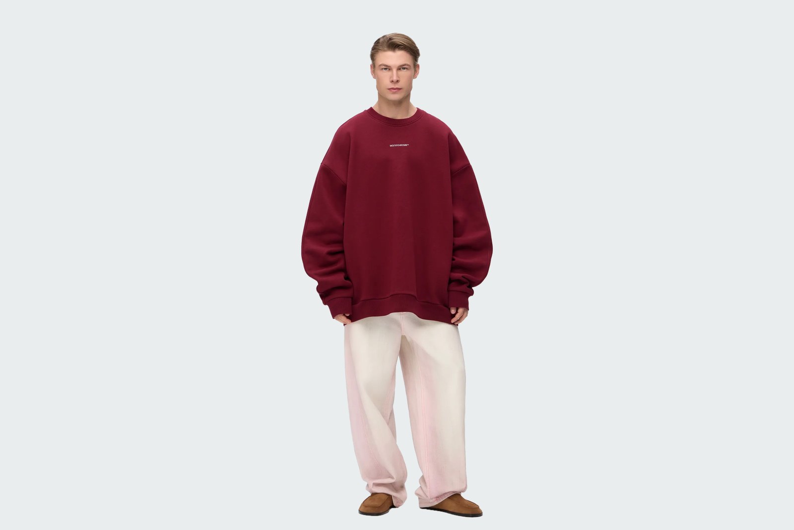 SWEATSHIRT REGULAR FLEECE NOIR