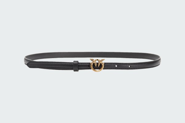 THIN BELT WITH LOVE BIRDS BUCKLE