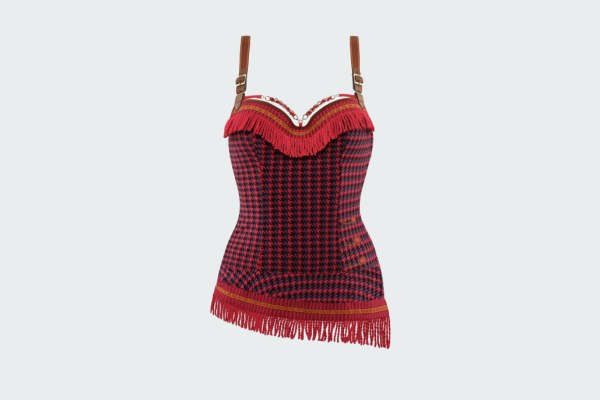 ARASAID PLUNGE BALCONY CORSET