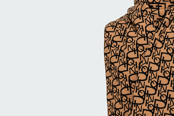 FRIULARO 1 SCIARPA JACQUARD MONOGRAM