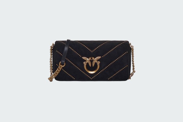 LOVE CLICK MINI BAGUETTE BAG IN VELVET