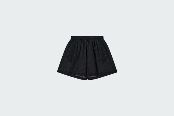 SHORTS VUAL PRINTED PICTOGRAMS BLACK
