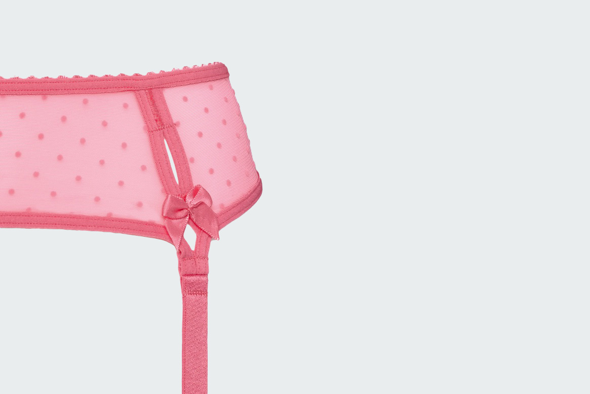 PEEKABOO GARTER BELT