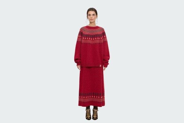 KNITTED SKIRT SCANDINAVIAN LIFE