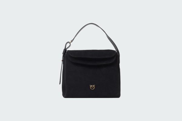LEAF HOBO BIG SUEDE