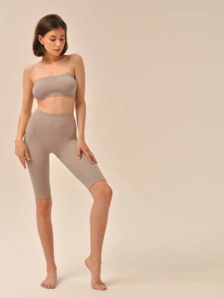 SHORT LEGGINGS RIB