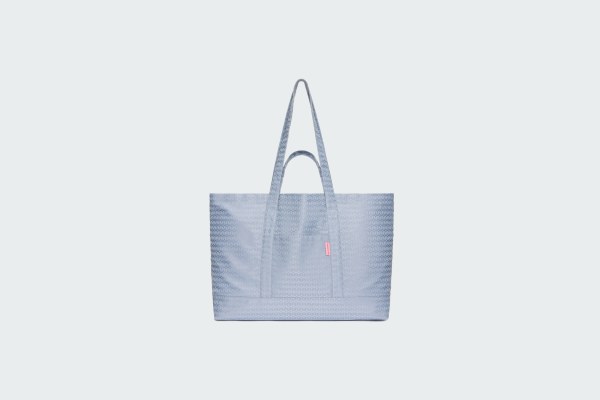 SHOPPING BAG JAQUARD GREY