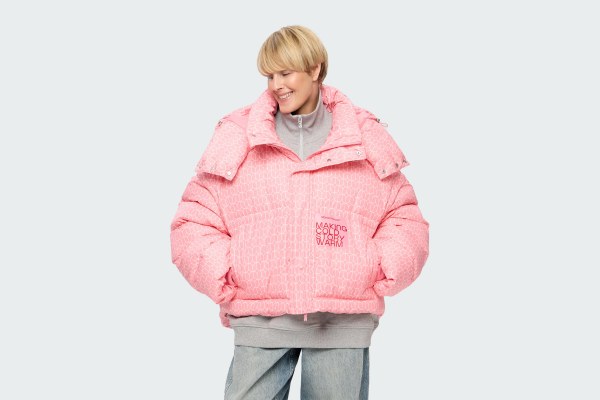 TRANSFORM DOWN JACKET PATTERN ROSE