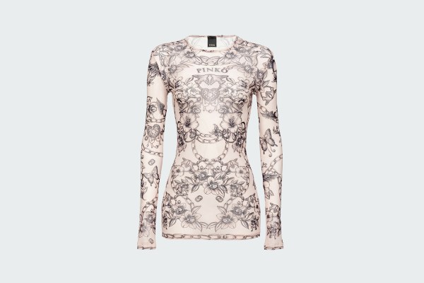 MAGICO MAGLIA TULLE STRETCH STAMPA