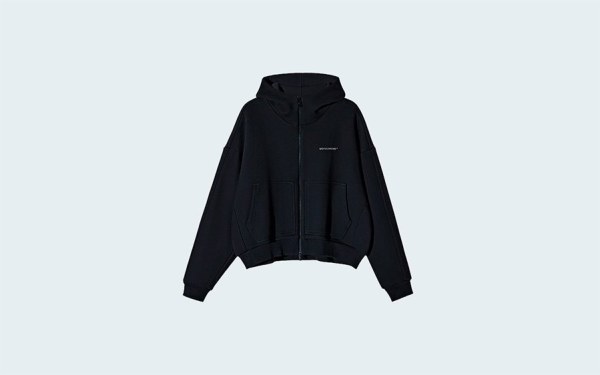 HOODIE VIBE CROPPED FANCY BLACK