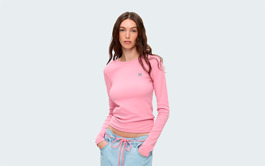 LONGSLEEVE SLIM ROSE