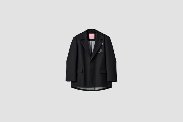 CROP COAT BLACK NY25